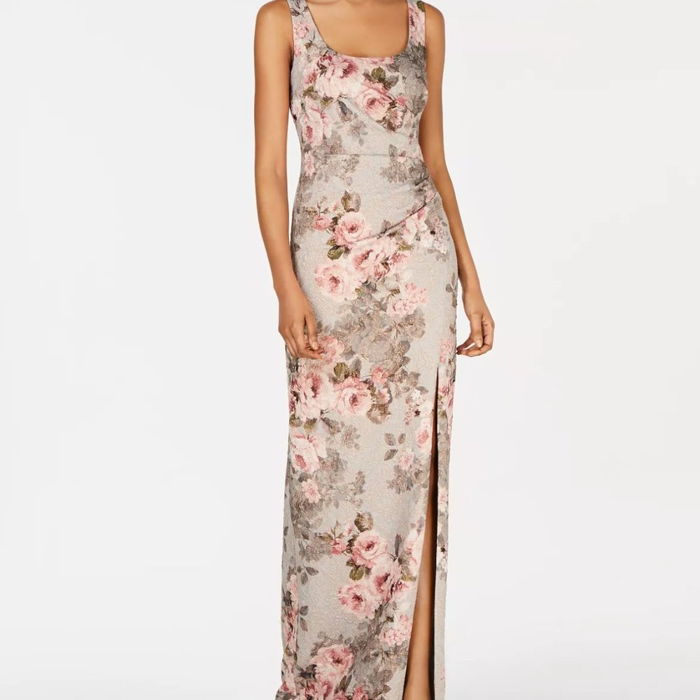 Adrianna Papell - MATELASSE COLUMN GOWN
